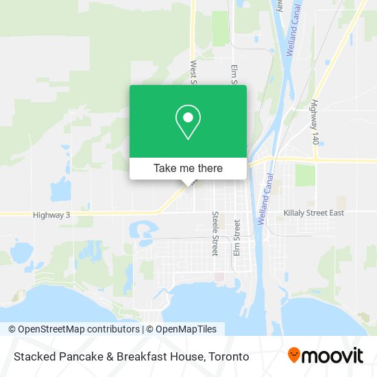 Stacked Pancake & Breakfast House map