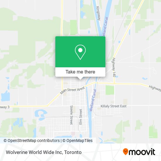 Wolverine World Wide Inc map