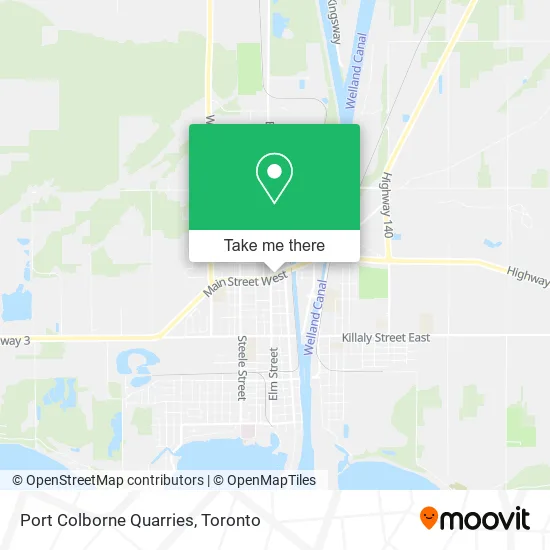 Port Colborne Quarries map
