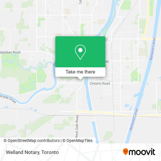 Welland Notary map