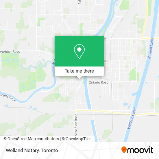 Welland Notary map
