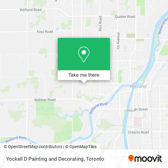 Yockell D Painting and Decorating map