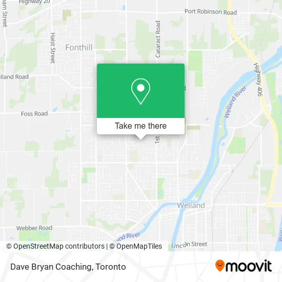 Dave Bryan Coaching map