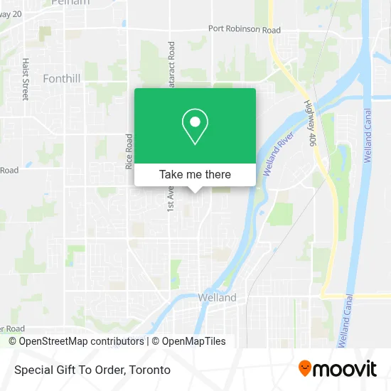 Special Gift To Order map