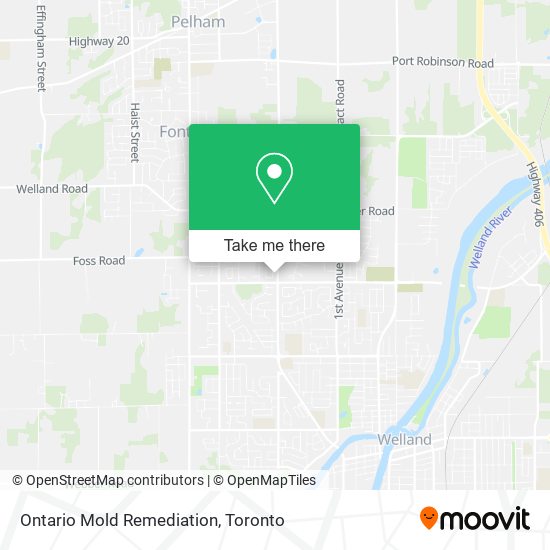 Ontario Mold Remediation map