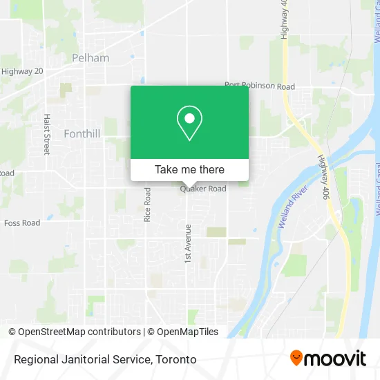 Regional Janitorial Service map