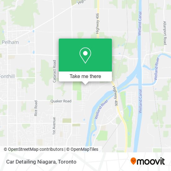 Car Detailing Niagara map