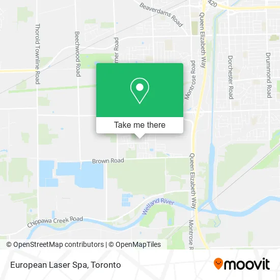 European Laser Spa map