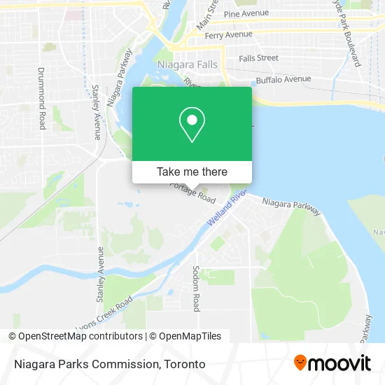 Niagara Parks Commission map