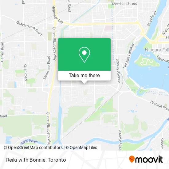 Reiki with Bonnie map