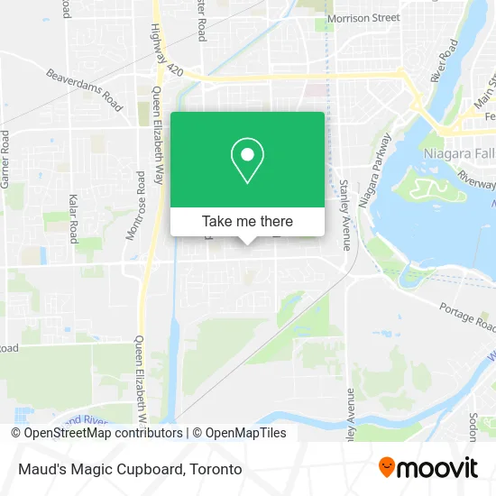 Maud's Magic Cupboard map