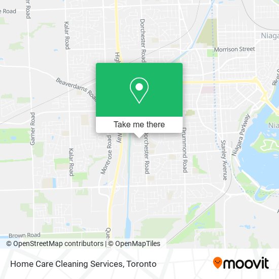 Home Care Cleaning Services map