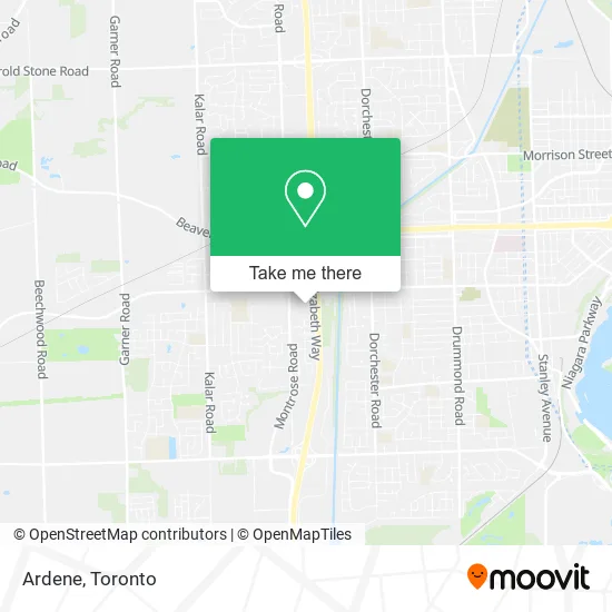 Ardene map