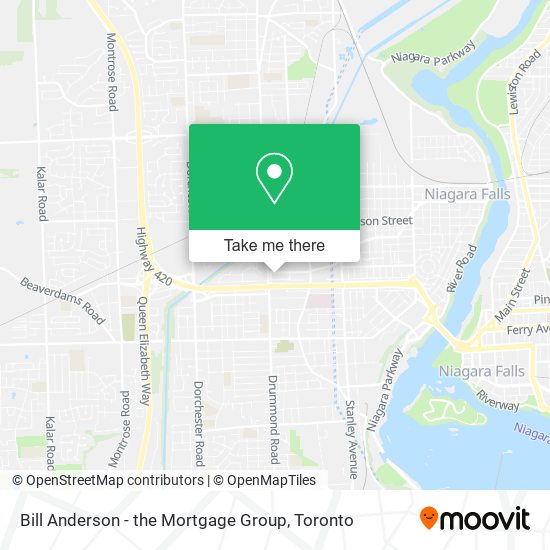 Bill Anderson - the Mortgage Group map