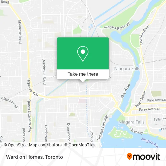 Ward on Homes map