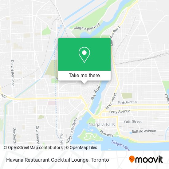 Havana Restaurant Cocktail Lounge map