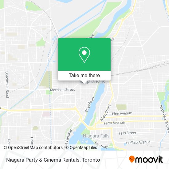 Niagara Party & Cinema Rentals map