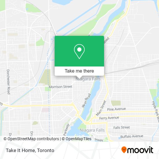 Take It Home map