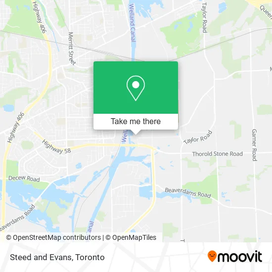 Steed and Evans map