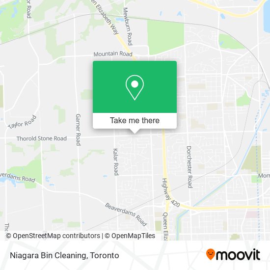 Niagara Bin Cleaning map