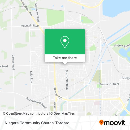 Niagara Community Church map