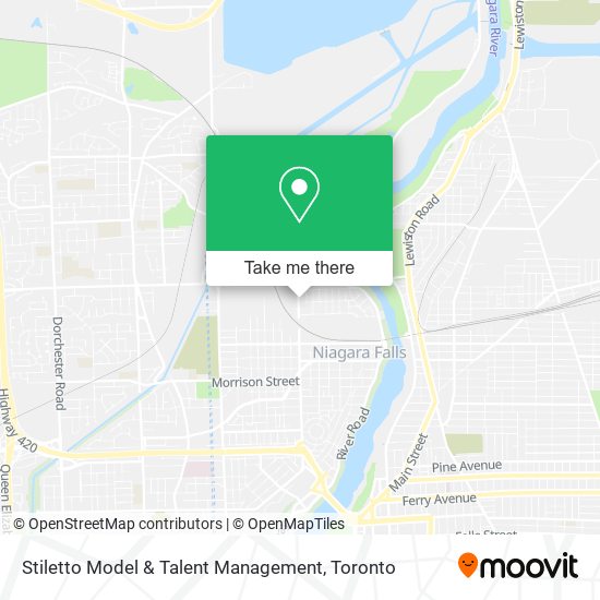 Stiletto Model & Talent Management map