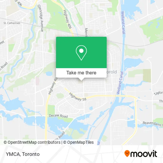 YMCA map