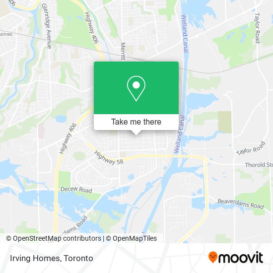 Irving Homes map