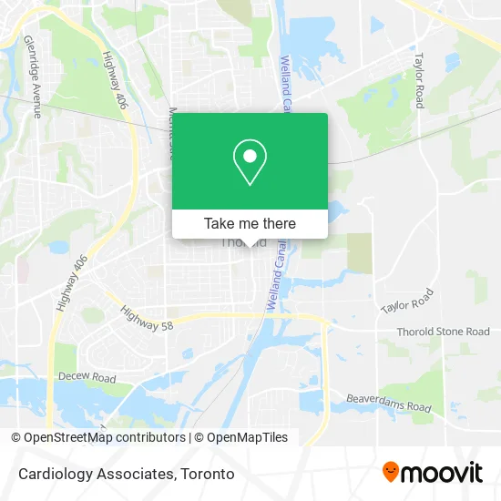Cardiology Associates map