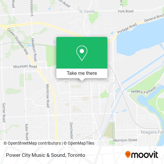 Power City Music & Sound map