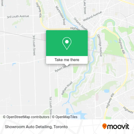 Showroom Auto Detailing map
