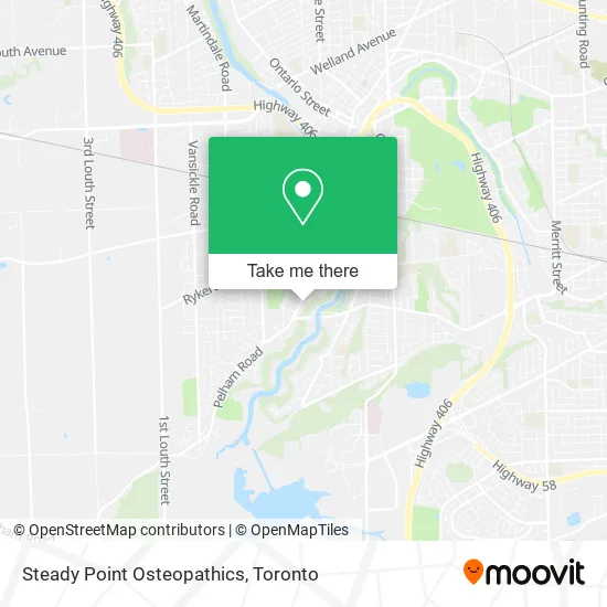 Steady Point Osteopathics map