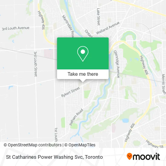 St Catharines Power Washing Svc map