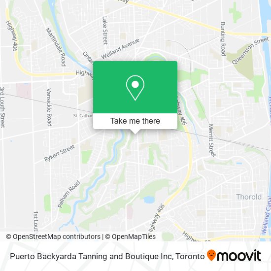 Puerto Backyarda Tanning and Boutique Inc map