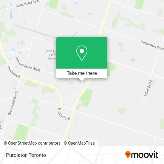 Purolator map
