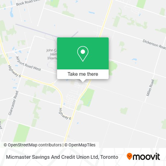 Micmaster Savings And Credit Union Ltd map