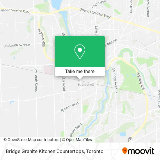Bridge Granite Kitchen Countertops map
