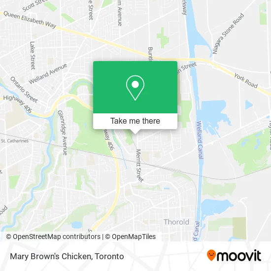 Mary Brown's Chicken map