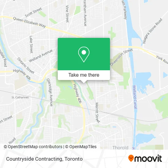 Countryside Contracting map