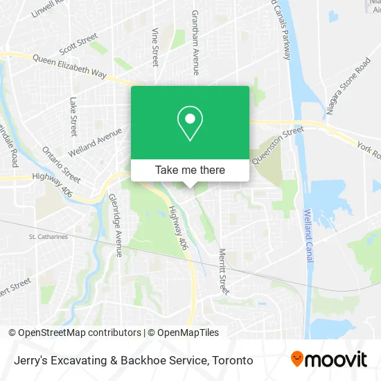 Jerry's Excavating & Backhoe Service map