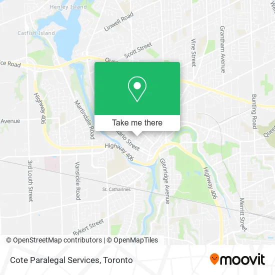 Cote Paralegal Services map