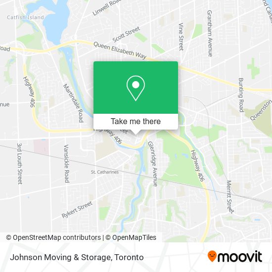 Johnson Moving & Storage map