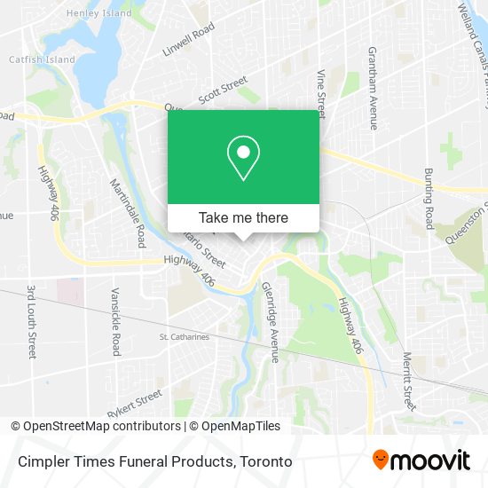 Cimpler Times Funeral Products map