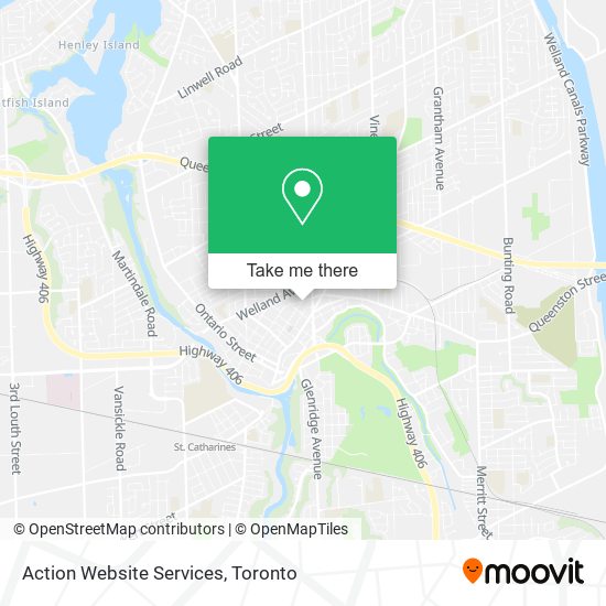 Action Website Services map