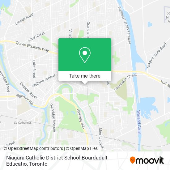 Niagara Catholic District School Boardadult Educatio map
