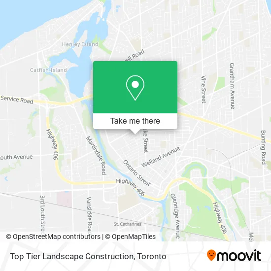 Top Tier Landscape Construction map