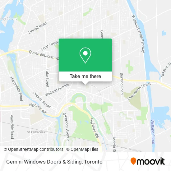 Gemini Windows Doors & Siding map
