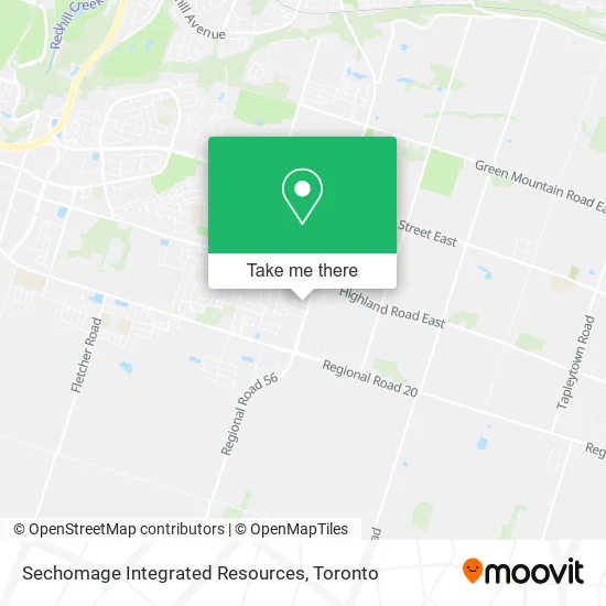 Sechomage Integrated Resources map