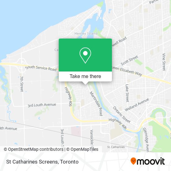 St Catharines Screens plan