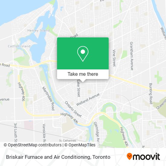 Briskair Furnace and Air Conditioning map